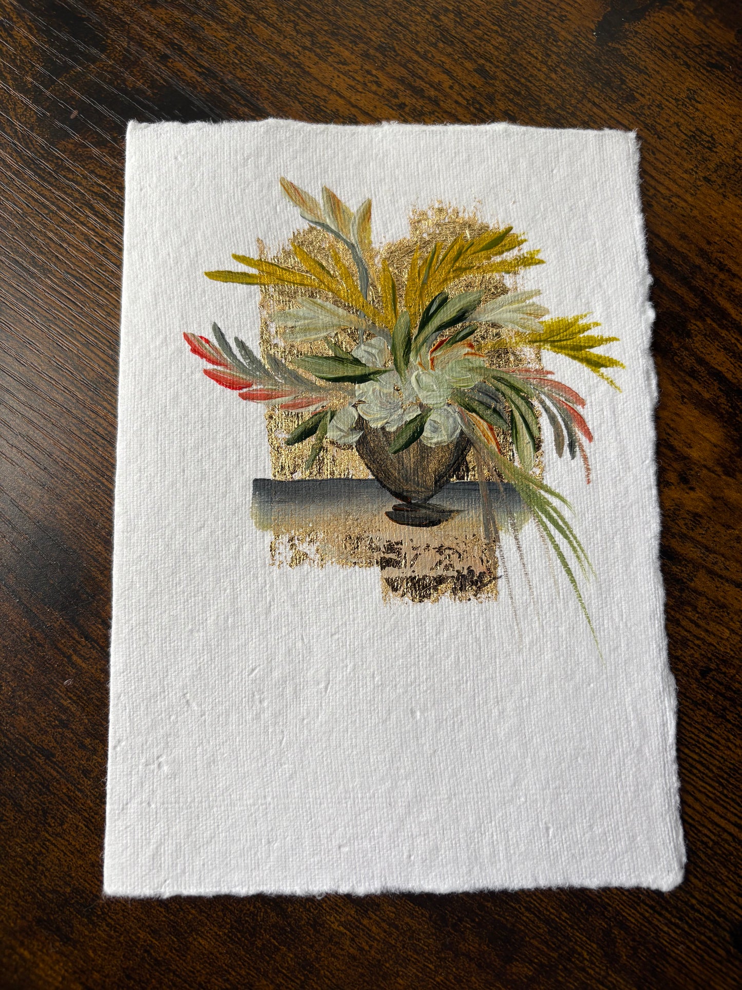 Mini Painting Card - Floral 1
