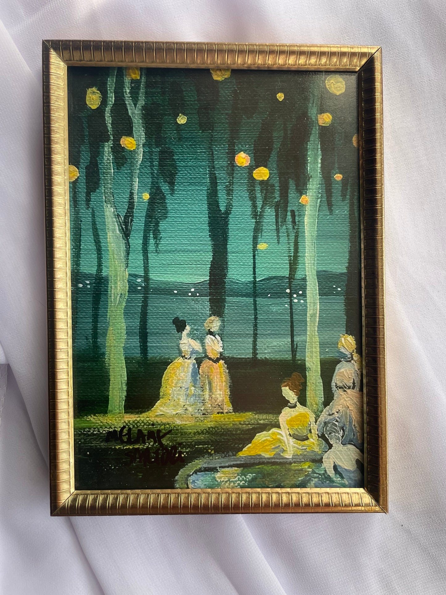 1910 California Evening framed print