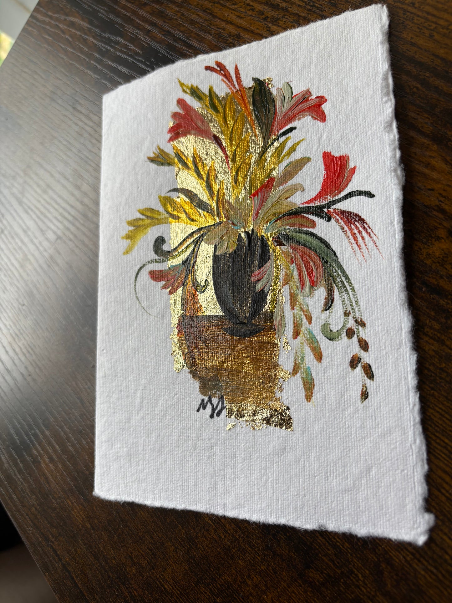 Mini Painting Card - Floral 3