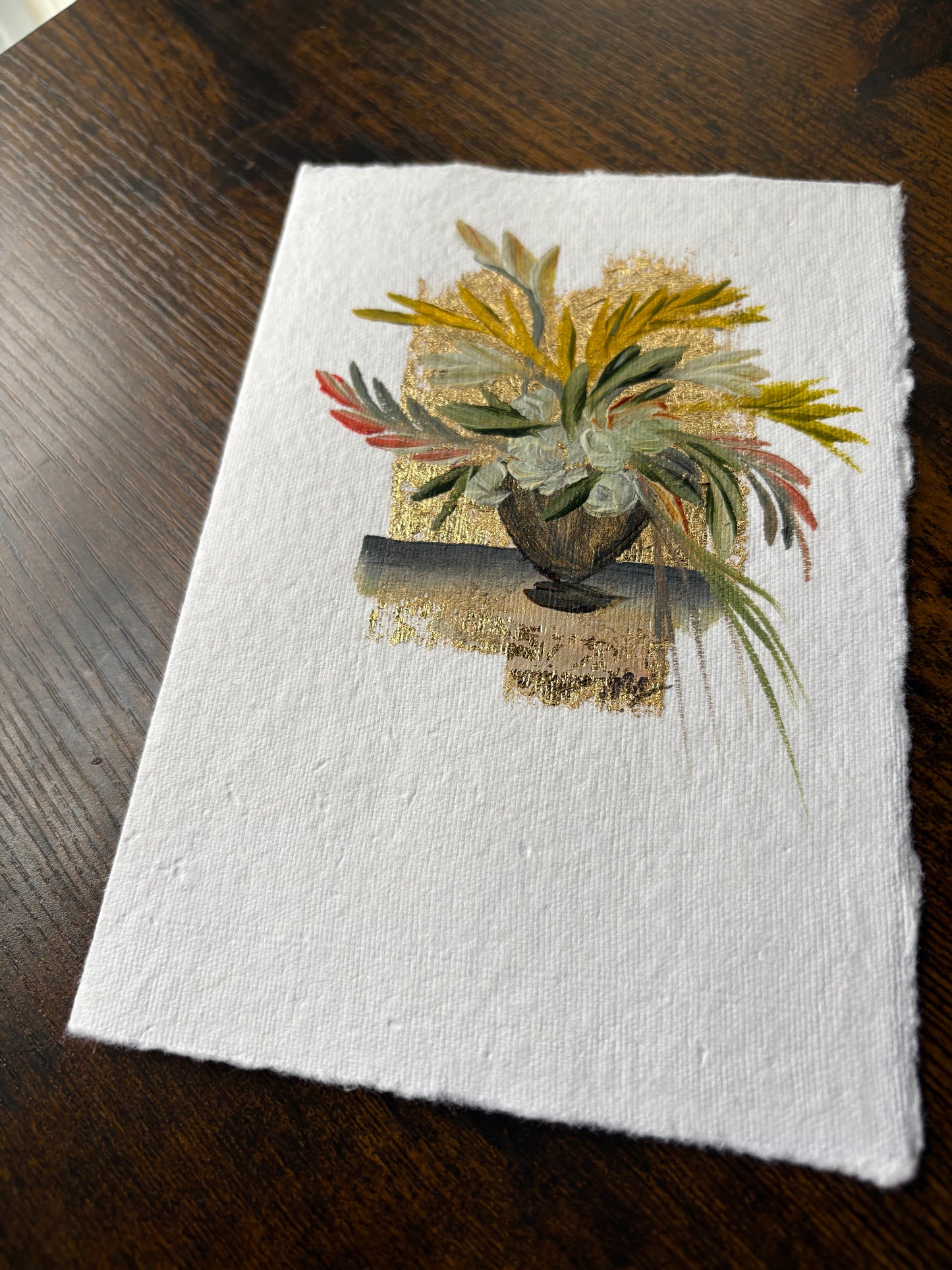 Mini Painting Card - Floral 1