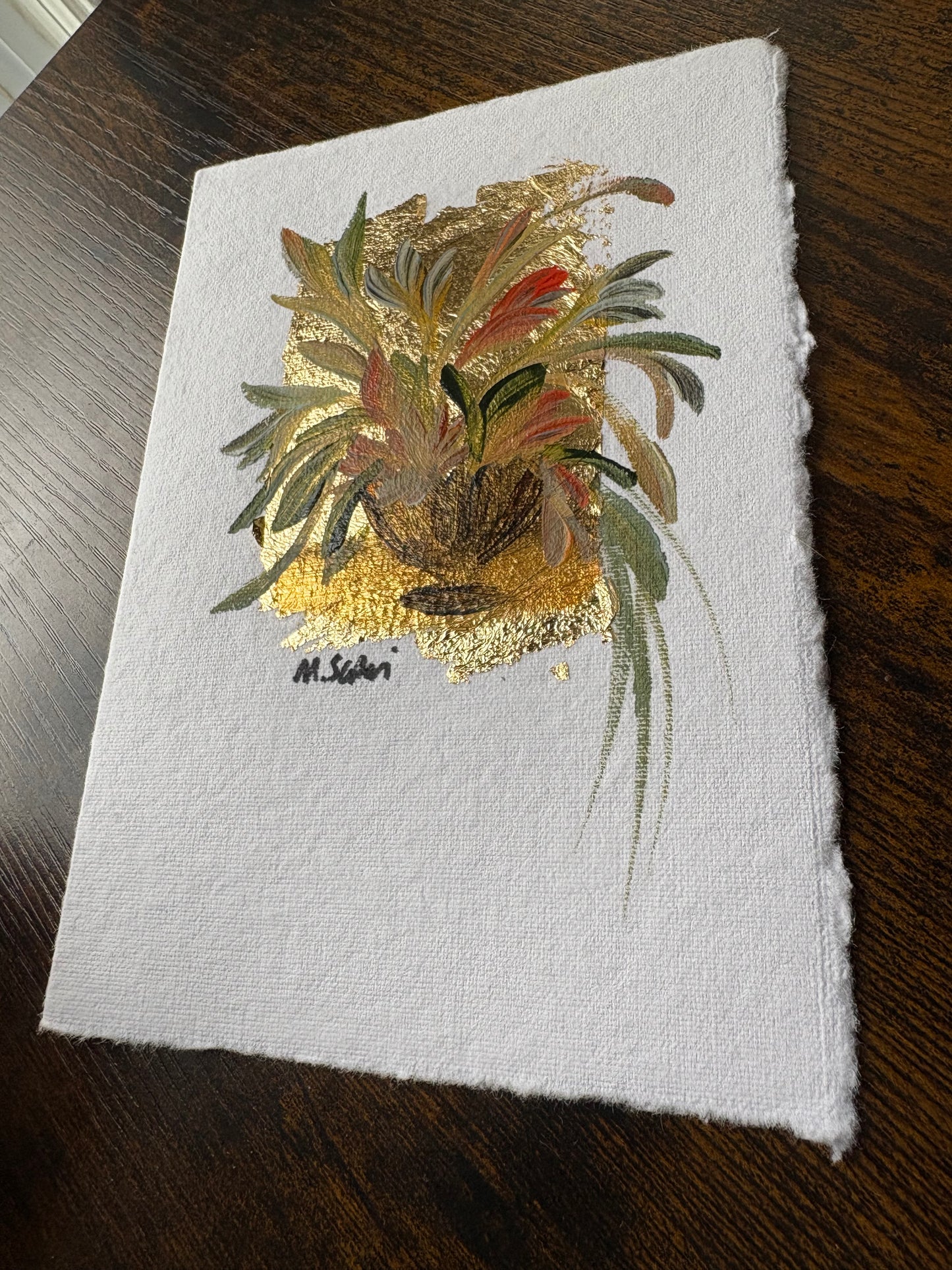 Mini Painting Card - Floral 7