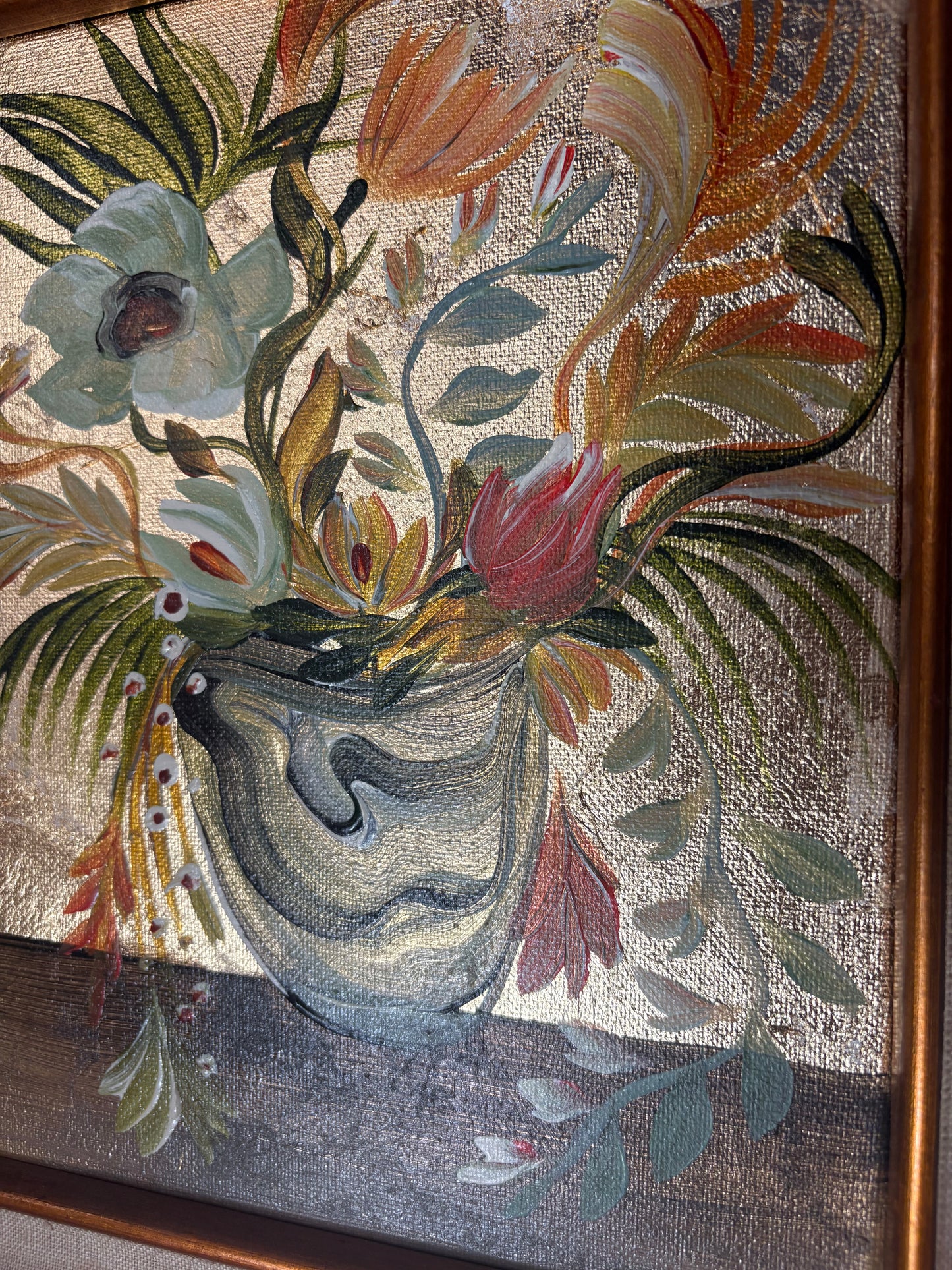 Coastal Deco - Vintage-Framed