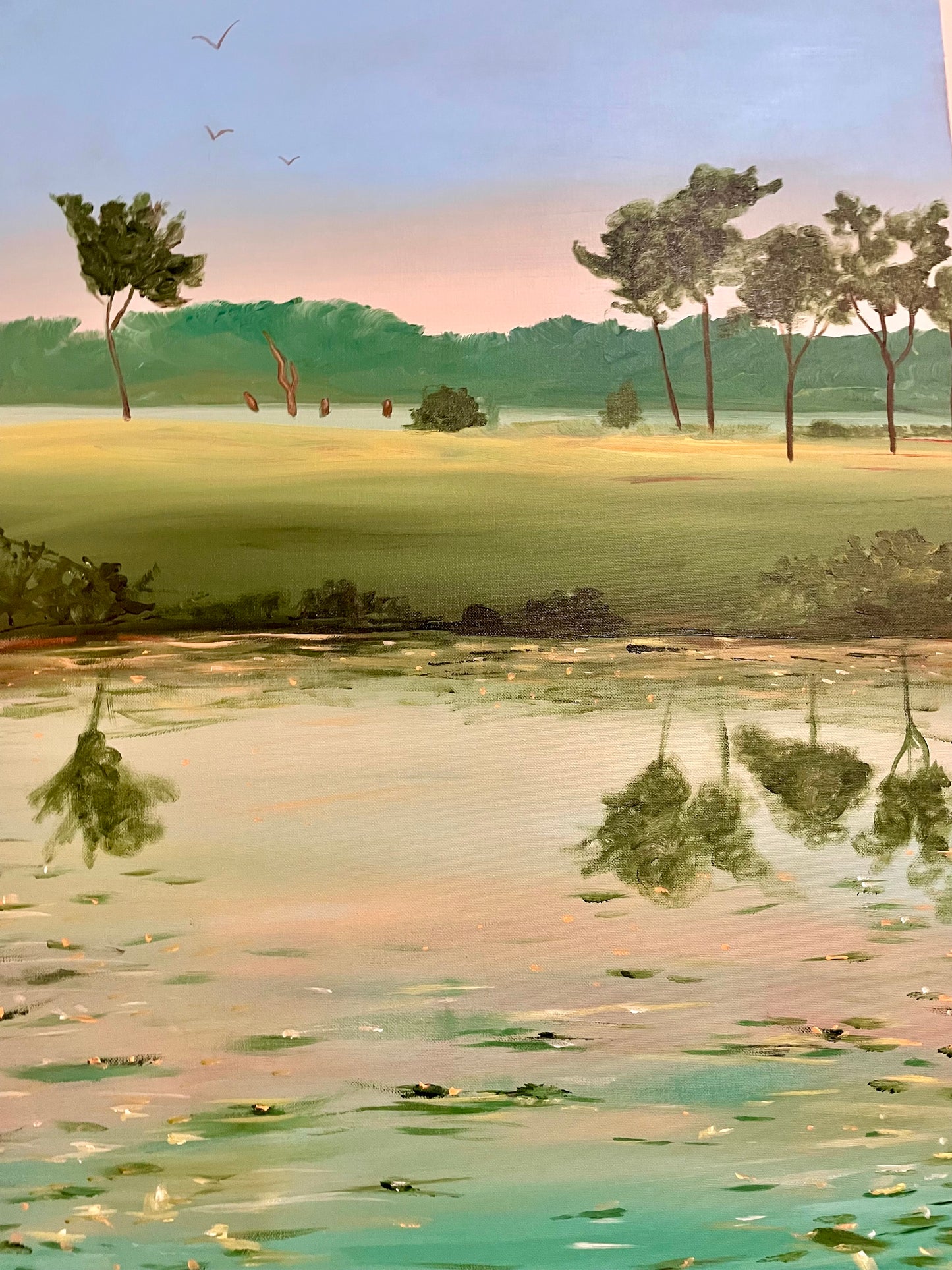 A Thousand Lilies Painting