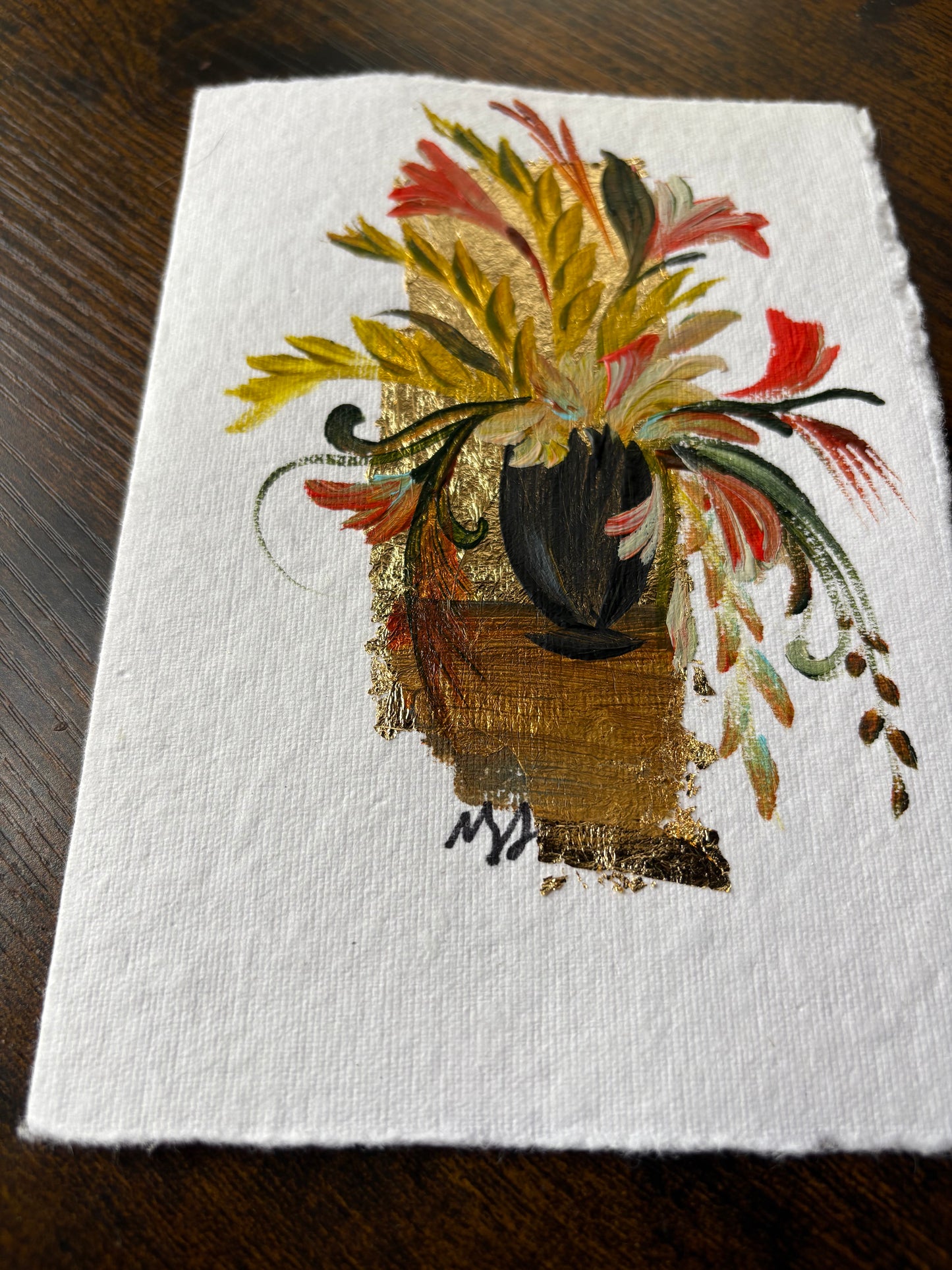 Mini Painting Card - Floral 3