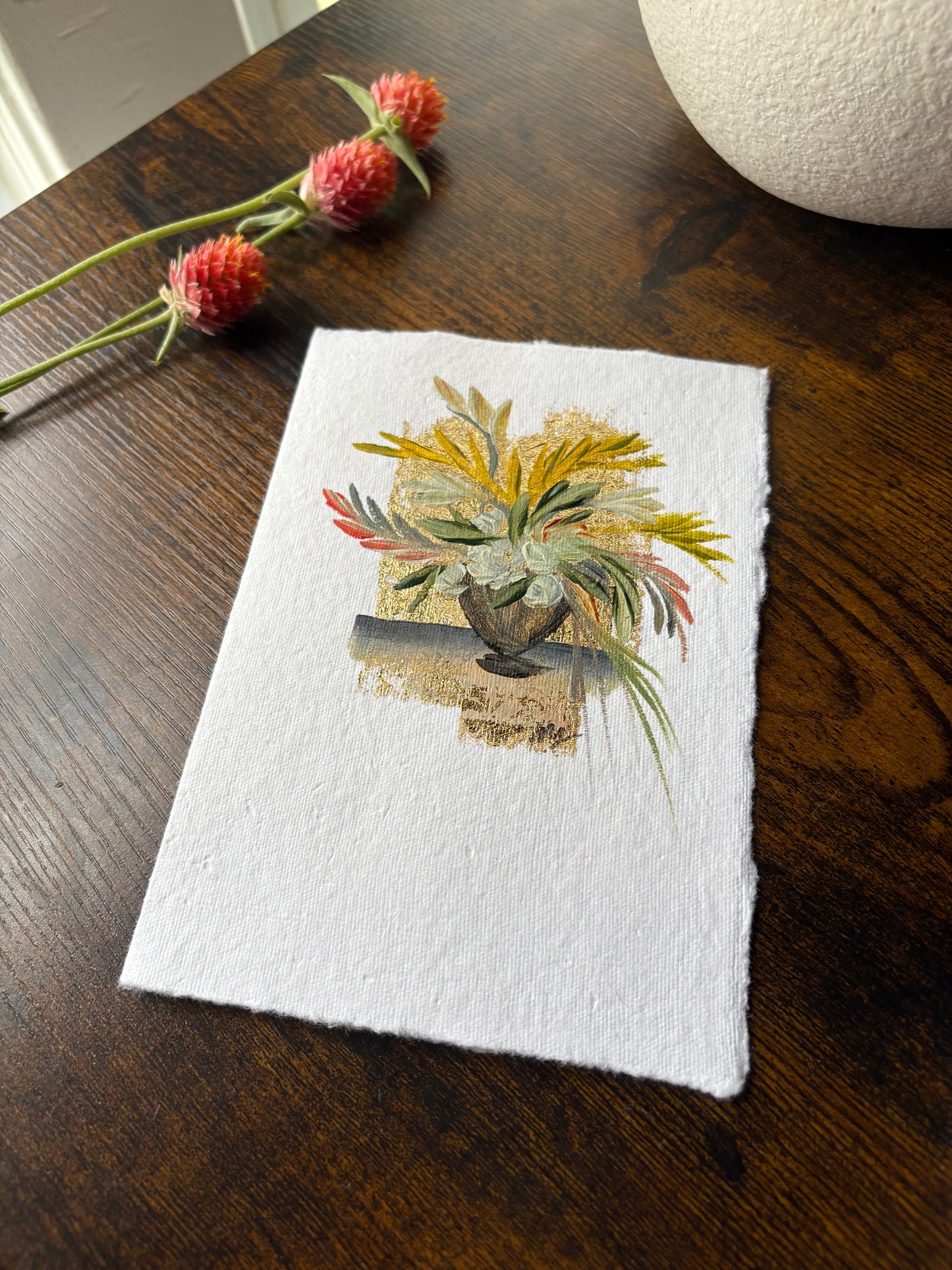Mini Painting Card - Floral 1
