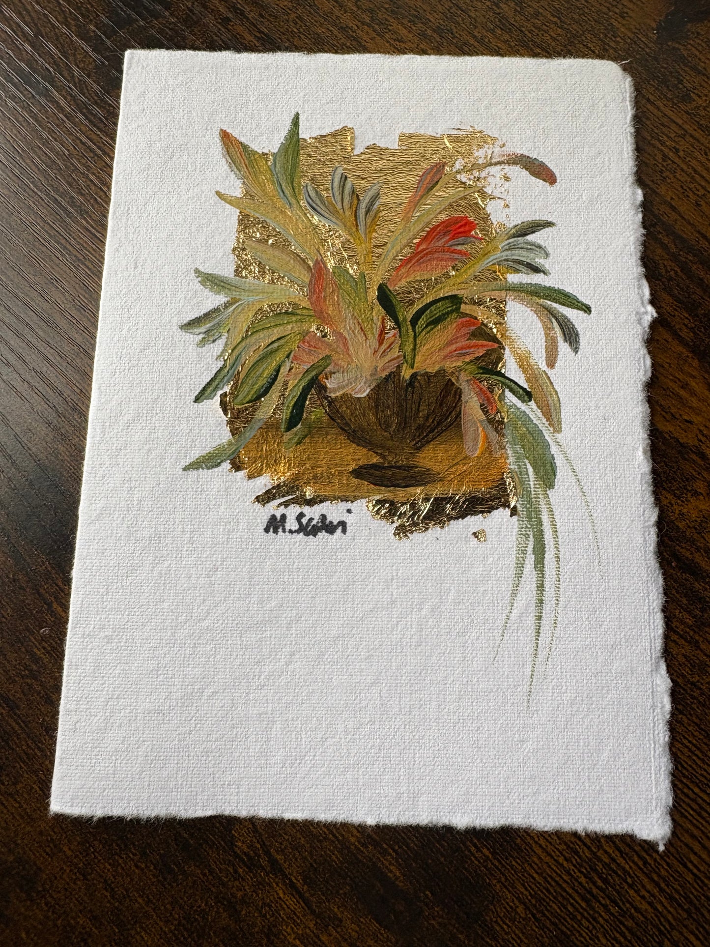 Mini Painting Card - Floral 7