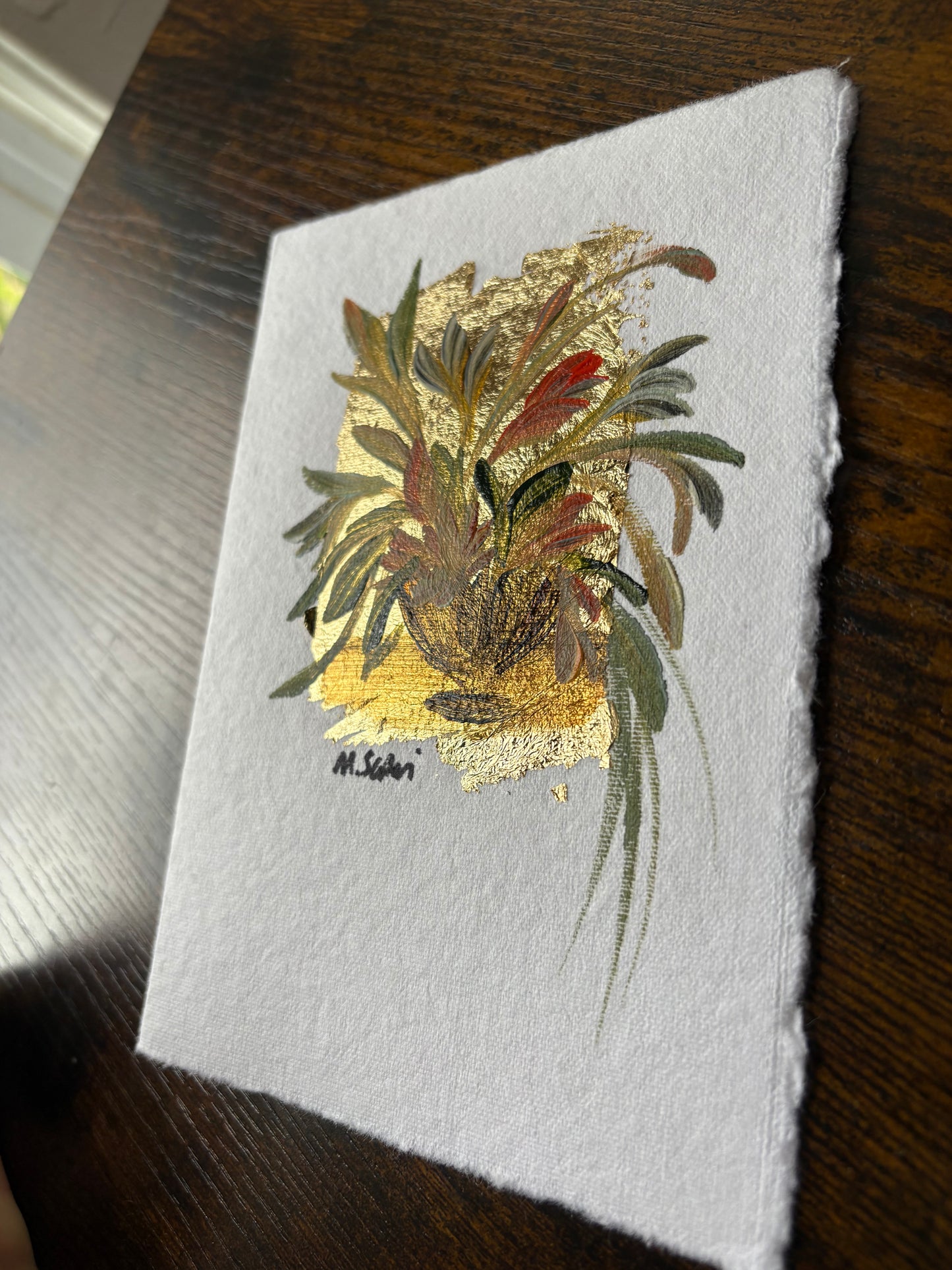Mini Painting Card - Floral 7