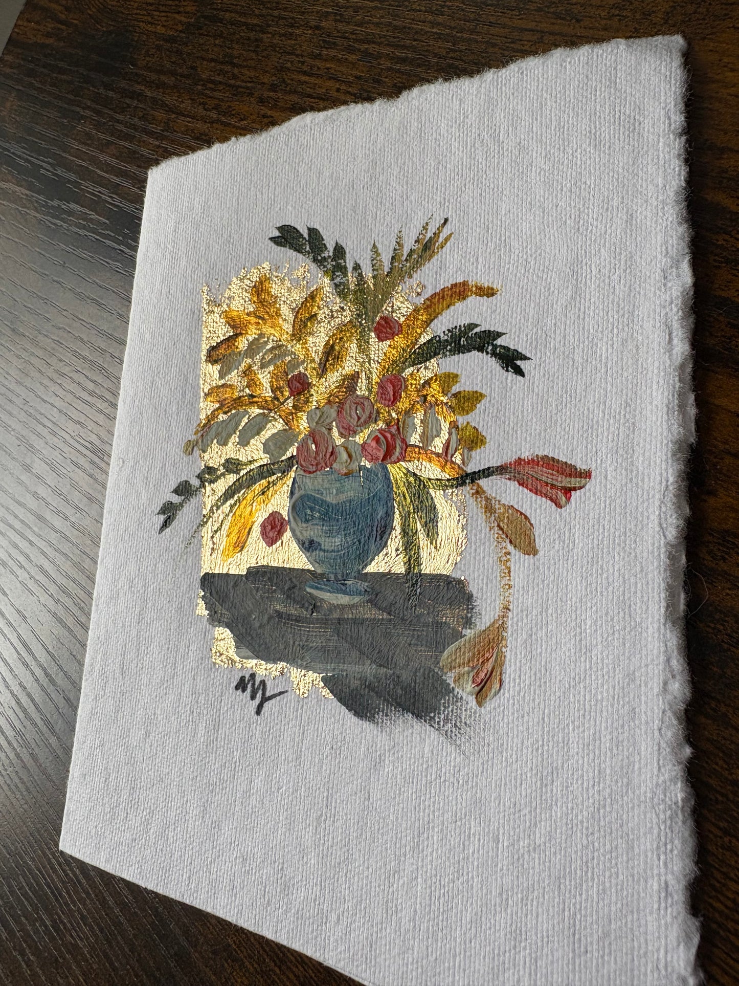 Mini Painting Card - Floral 4
