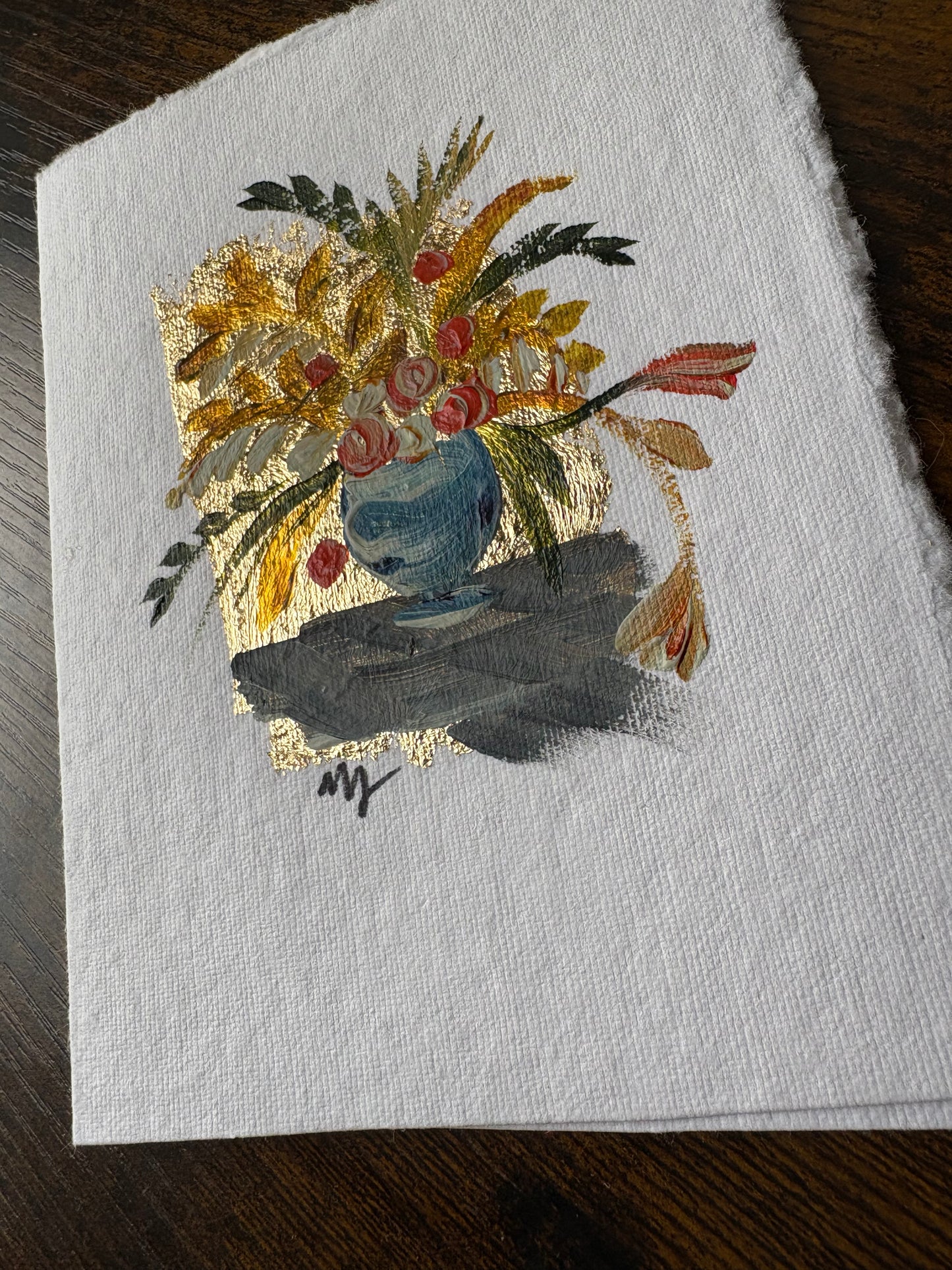 Mini Painting Card - Floral 4