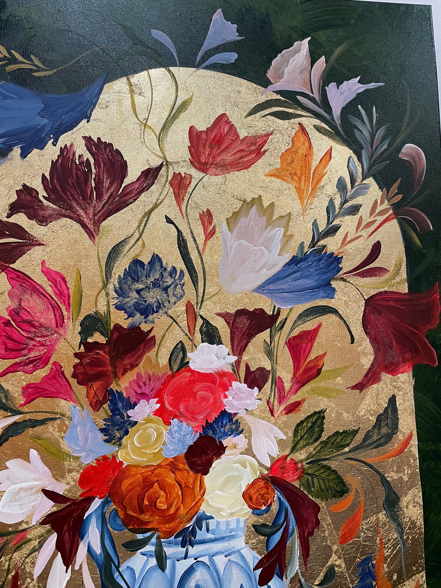 Vase on Venetian Windowsill painting
