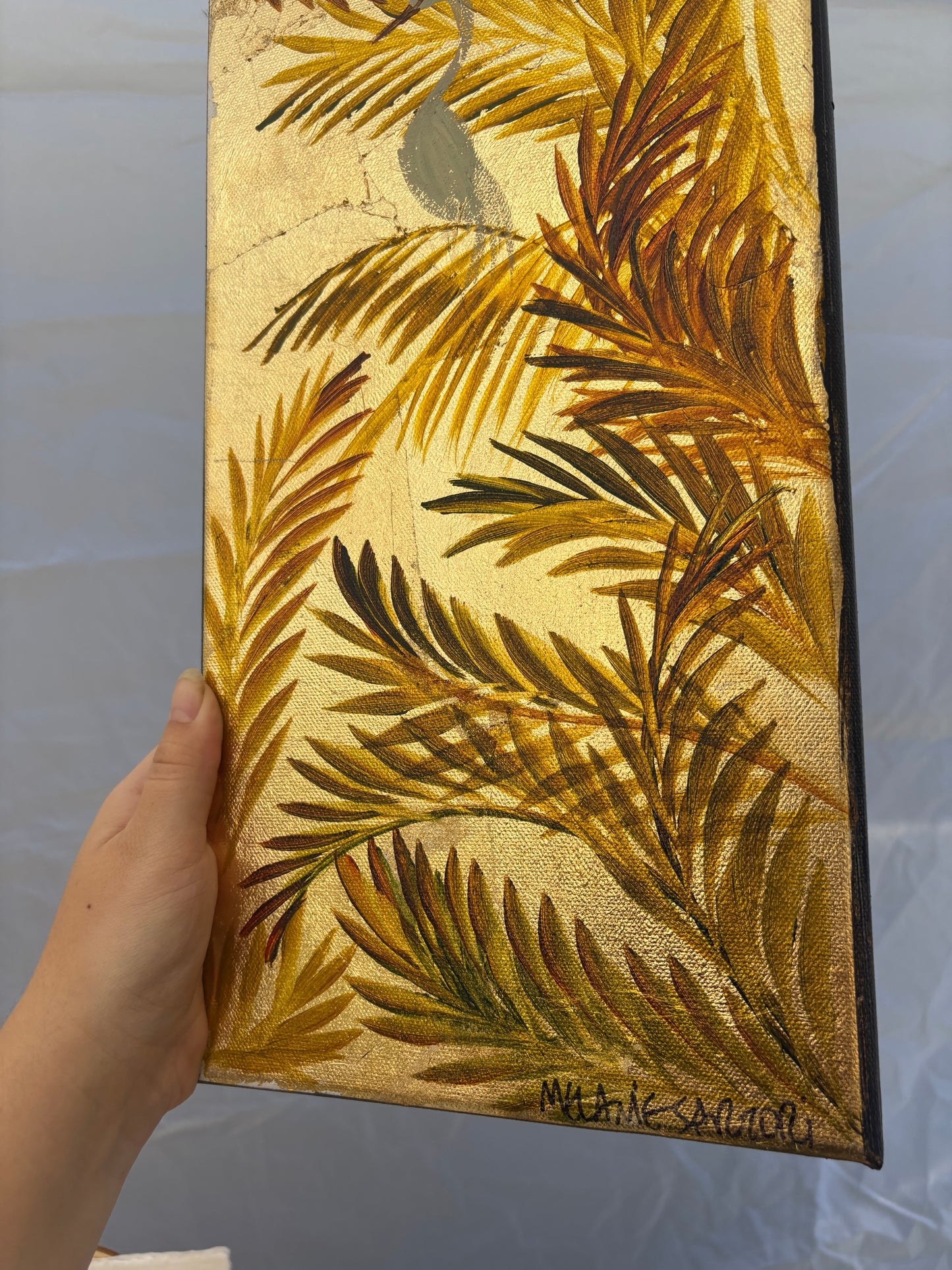 Egret in Palm
