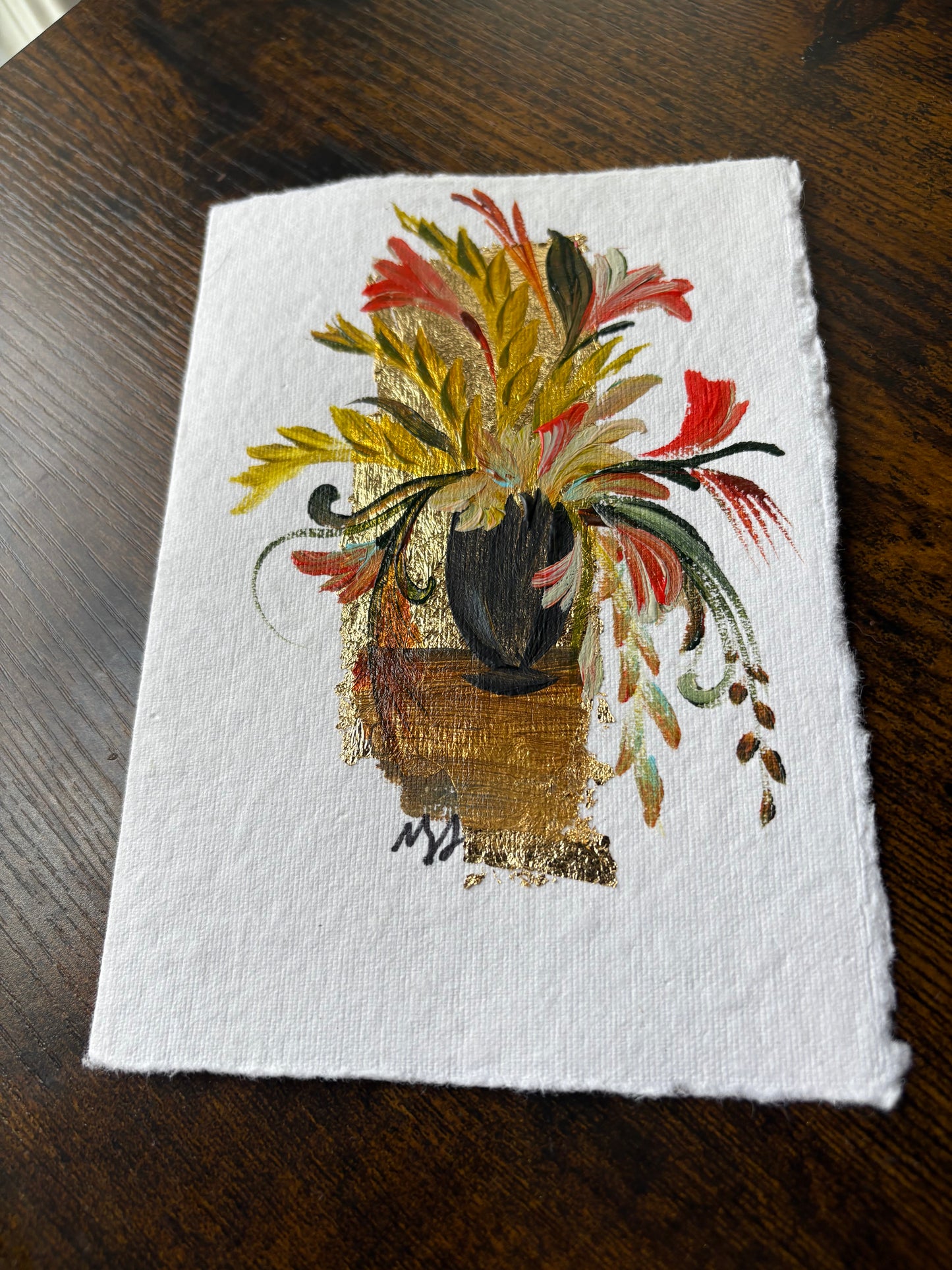 Mini Painting Card - Floral 3