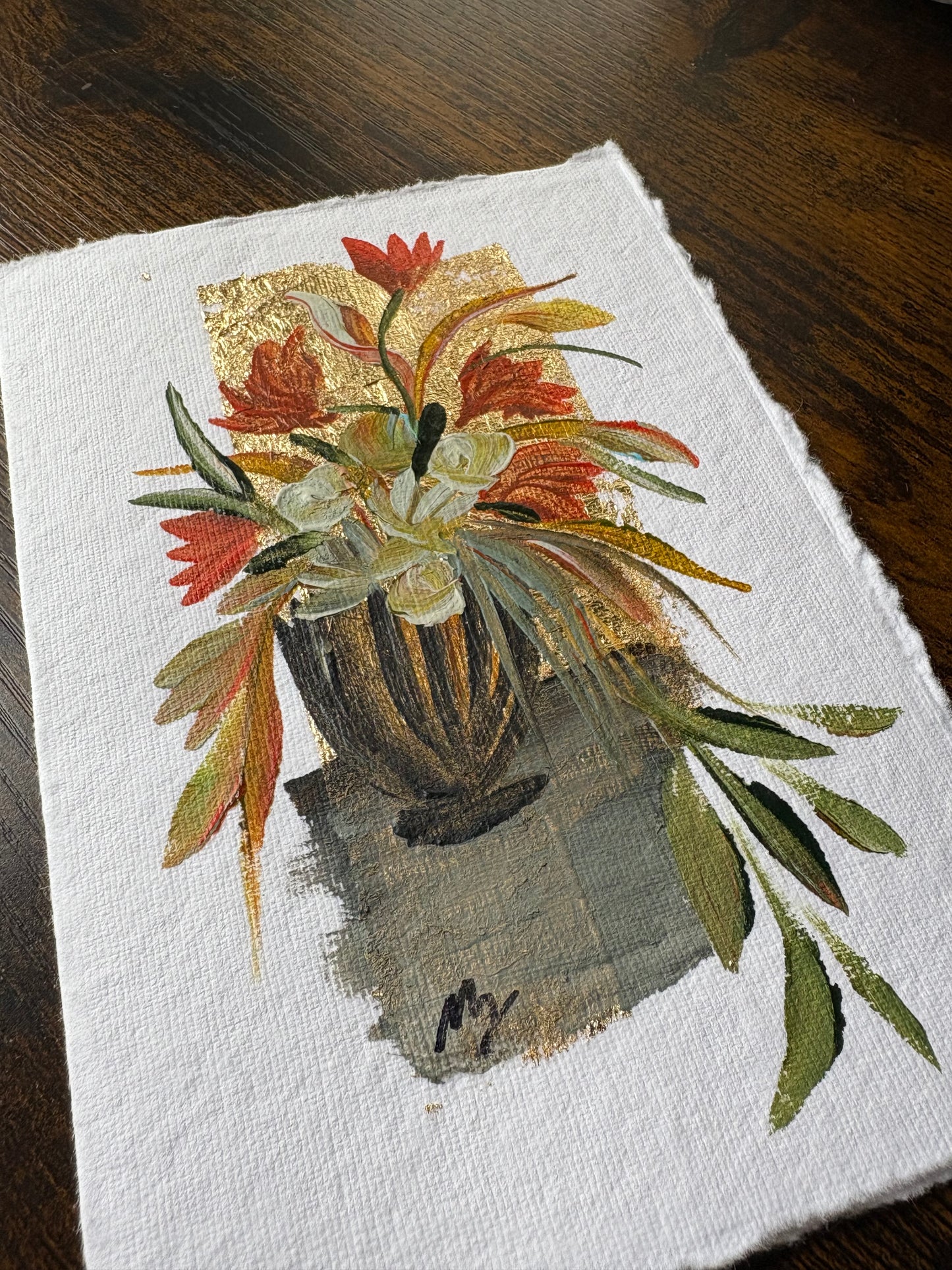 Mini Painting Cards - Floral 6