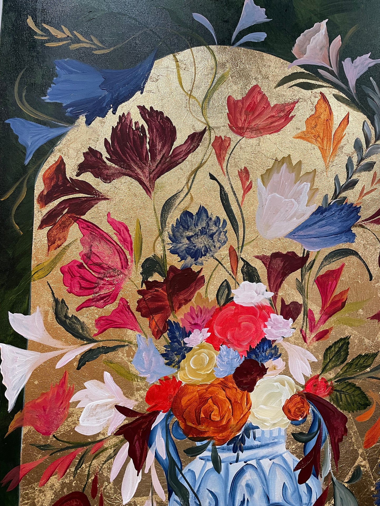 Vase on Venetian Windowsill painting