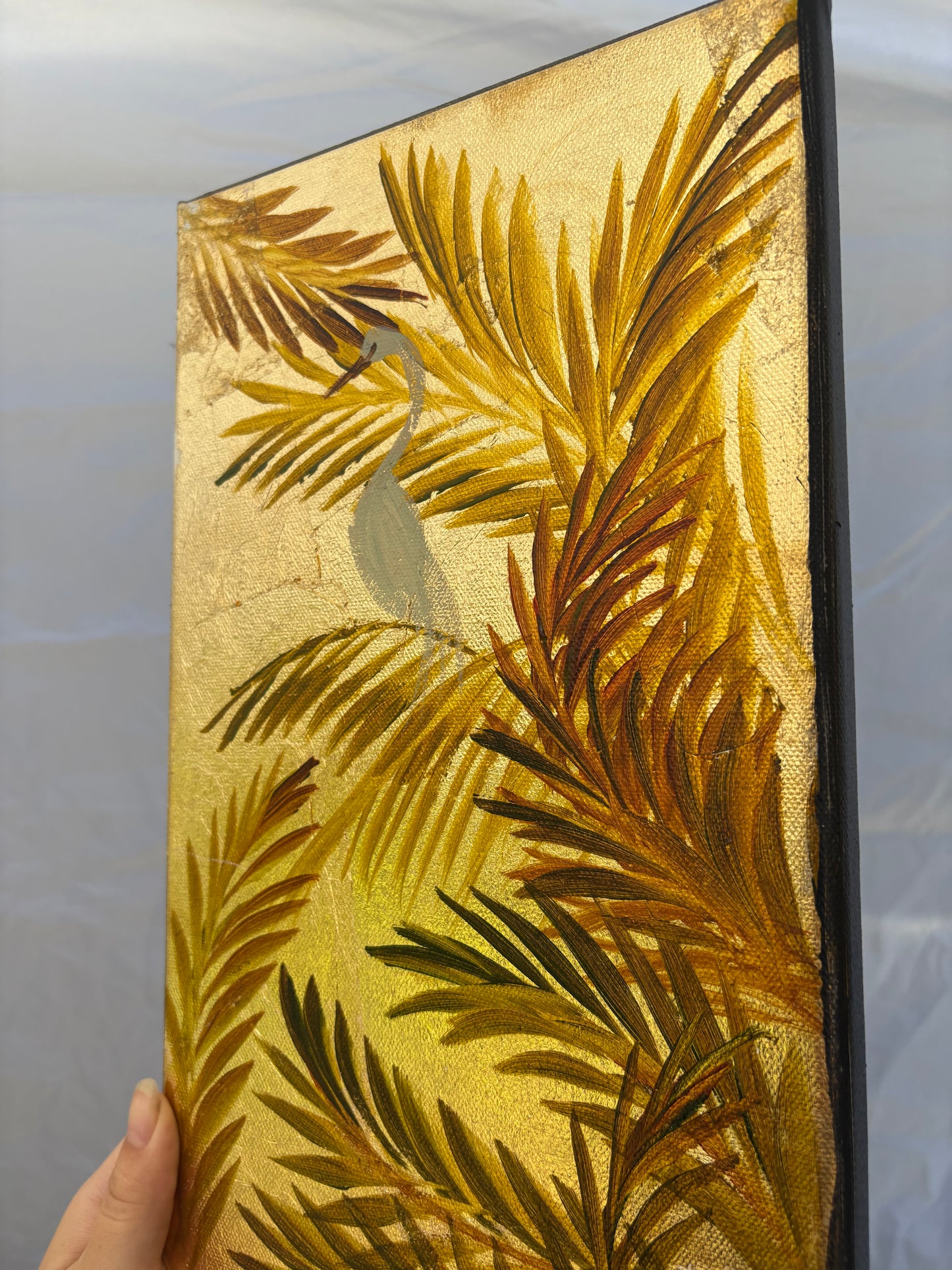 Egret in Palm