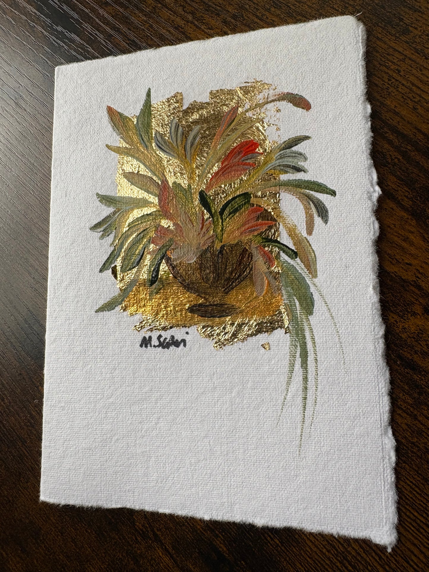 Mini Painting Card - Floral 7