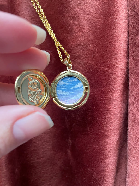 “Sunset” Locket