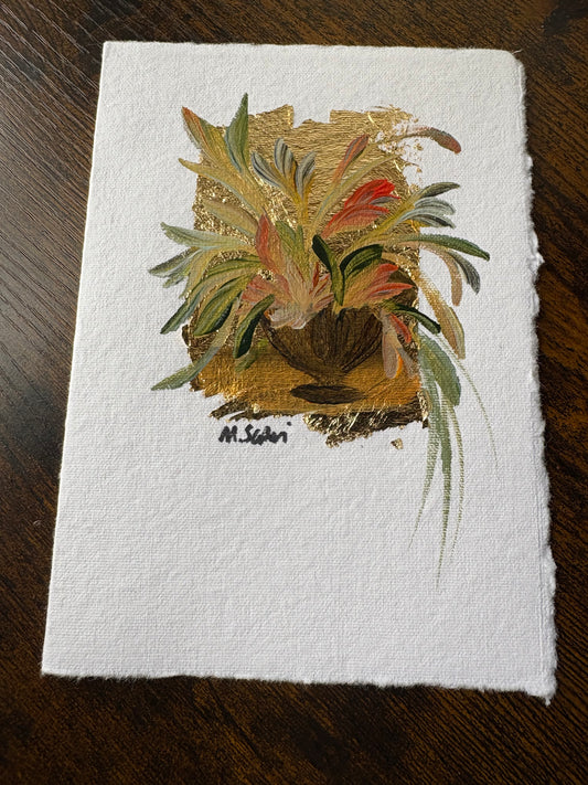 Mini Painting Card - Floral 7