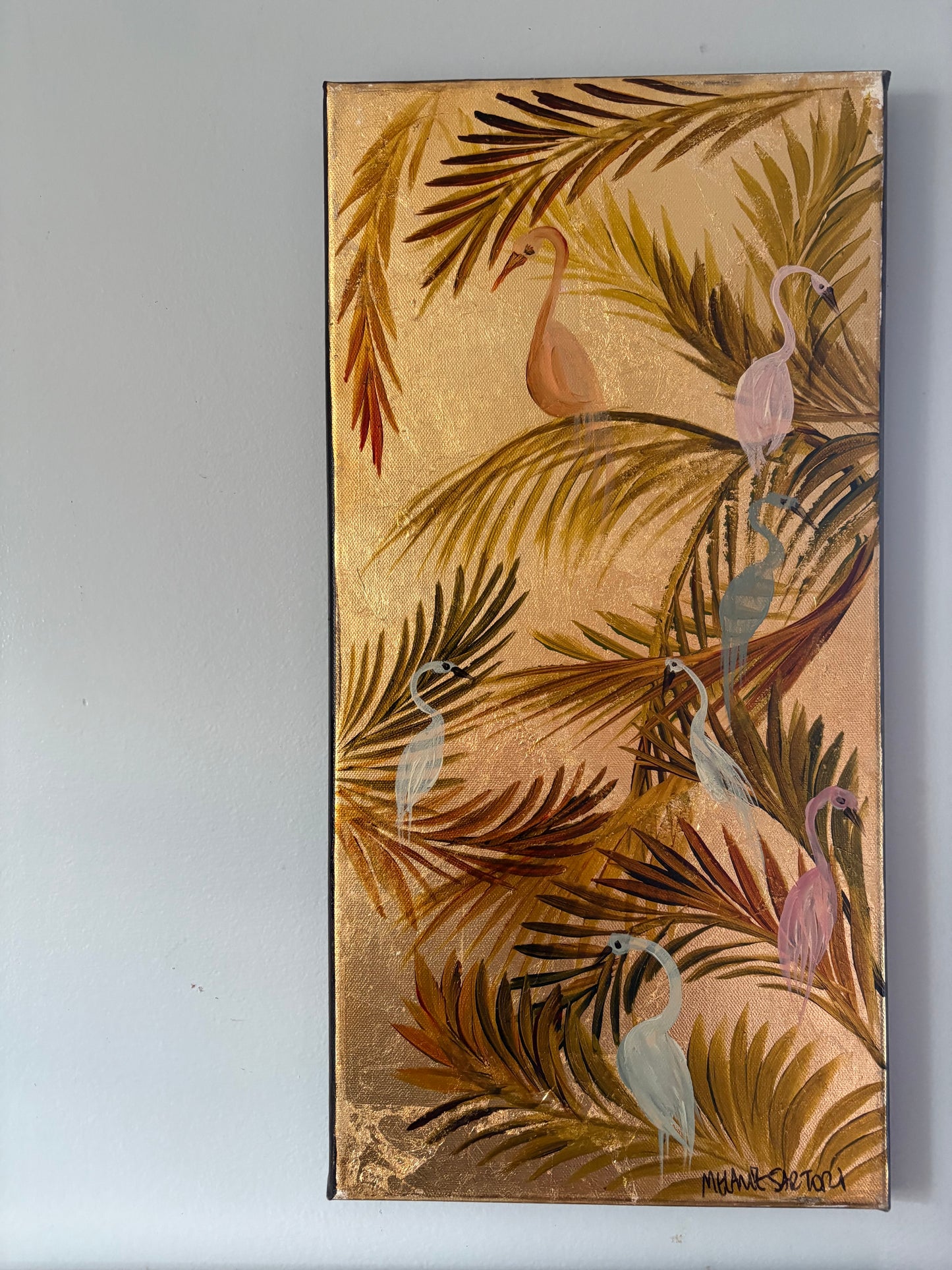 Flamingoes, Herons and Egrets