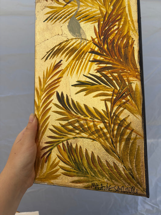 Egret in Palm