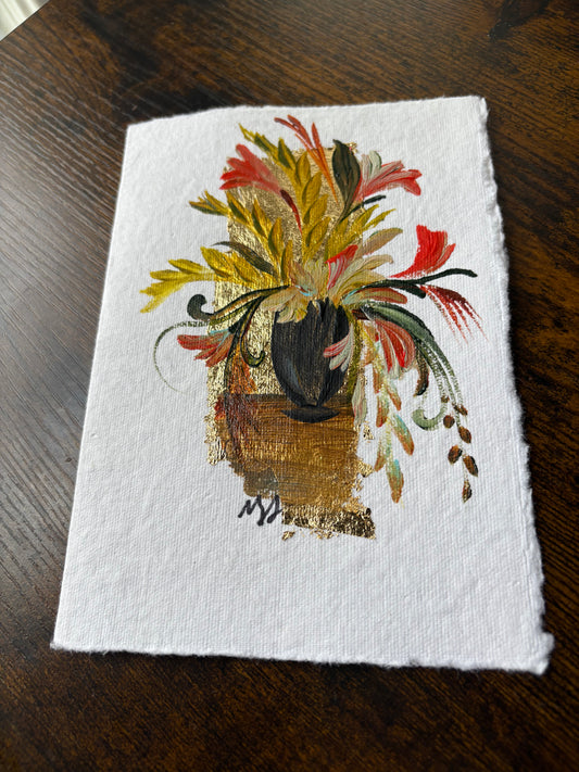 Mini Painting Card - Floral 3