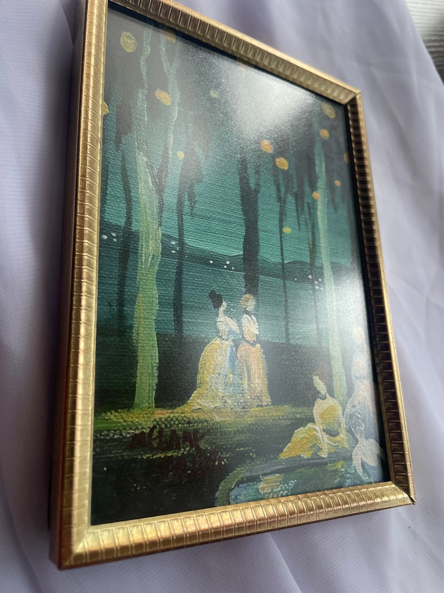 1910 California Evening framed print